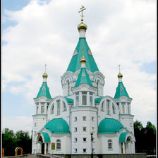 Схема вышивки «Храм Всех Святых»