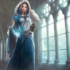 Схема вышивки «волшебница»