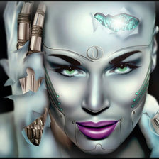 девушка робот