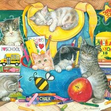 кошачий натюрморт