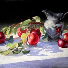 Схема вышивки «Кувшин с яблоками»
