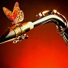 Схема вышивки «блюз»