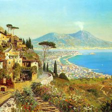 Схема вышивки «на юге италии»