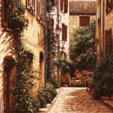 Схема вышивки «улочка»