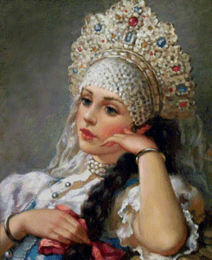 русская красавица - предпросмотр