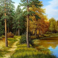 Схема вышивки «природа»