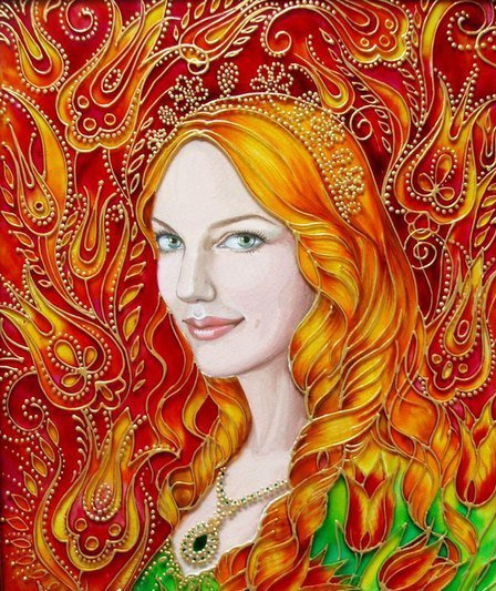 Хюрем (работы Екатерины Захваткиной) - красота женщины - оригинал