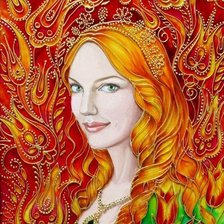 Схема вышивки «Хюрем (работы Екатерины Захваткиной)»