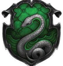 Схема вышивки «slytherin»