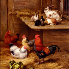 Схема вышивки «Эдгар Хант. Подворье»