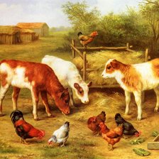 Схема вышивки «Эдгар Хант. Подворье»