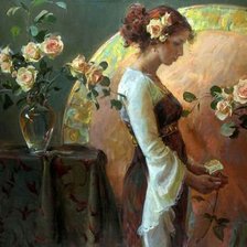 Схема вышивки «созерцание»