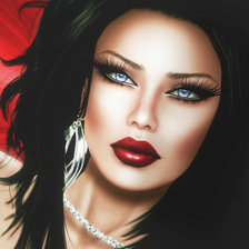 Схема вышивки «роковая красота»