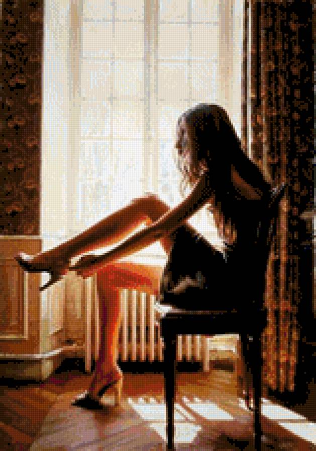 Девушка - роб хефферэн, картина - предпросмотр