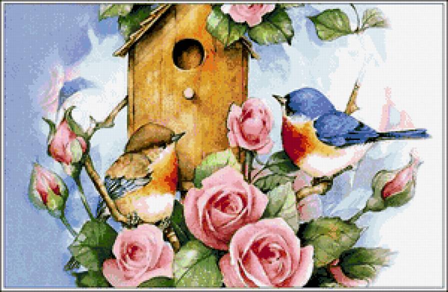 Природа - пейзаж, животные, природа, птицы - предпросмотр