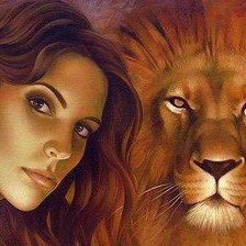 Схема вышивки «Девушка»