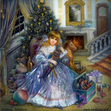 Схема вышивки «Рождественские подарки»