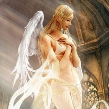 Схема вышивки «Галадриэль у Элронда»