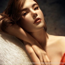 Схема вышивки «Взгляд»