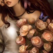 Схема вышивки «Розы»