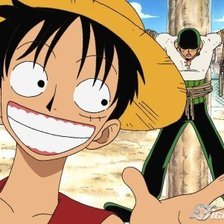 Схема вышивки «Луффи»