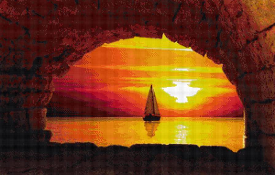 спокойствие - море, парус - предпросмотр