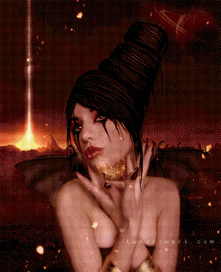 темный ангел - фэнтези - предпросмотр