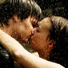 Схема вышивки «Поцелуй под дождём»