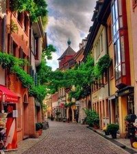 Схема вышивки «улочка»