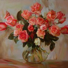 Схема вышивки «Розы»