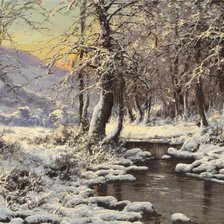 Схема вышивки «зима»