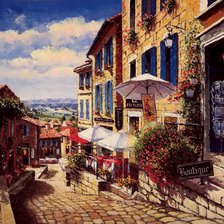 Схема вышивки «южный городок»