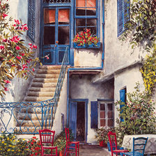 Схема вышивки «William Mangum - Санторини»