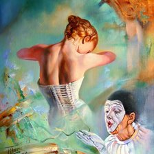 Схема вышивки «в театре»