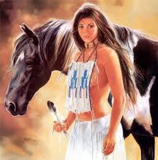 индеанка - индейцы - оригинал