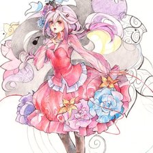 Схема вышивки «аниме»