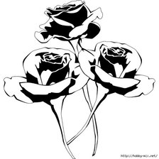 Схема вышивки «роза 2»