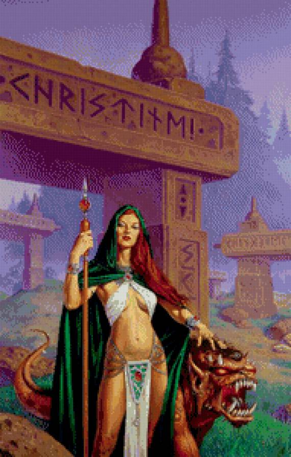 жрица - фэнтези - предпросмотр