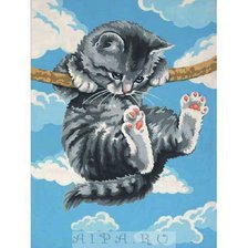 Схема вышивки «держите меня я падаю»