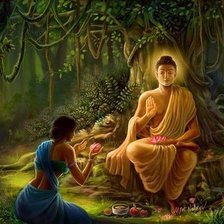 Схема вышивки «Будда»