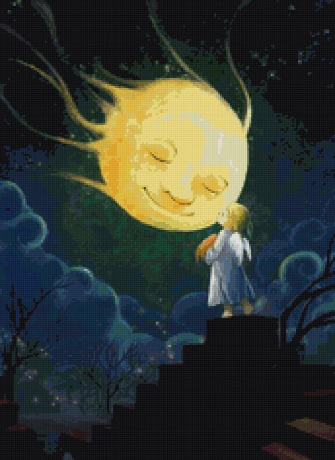 вера - сказка, луна, ночь, дети - предпросмотр