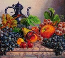 Схема вышивки «Натюрморт ДМС»