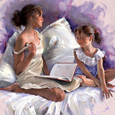 Схема вышивки «чтение историй»