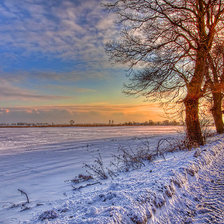 Схема вышивки «зима»