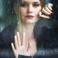 Схема вышивки «За стеклом»