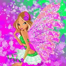 Схема вышивки «флора»