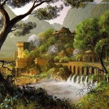 Схема вышивки «Дамба»