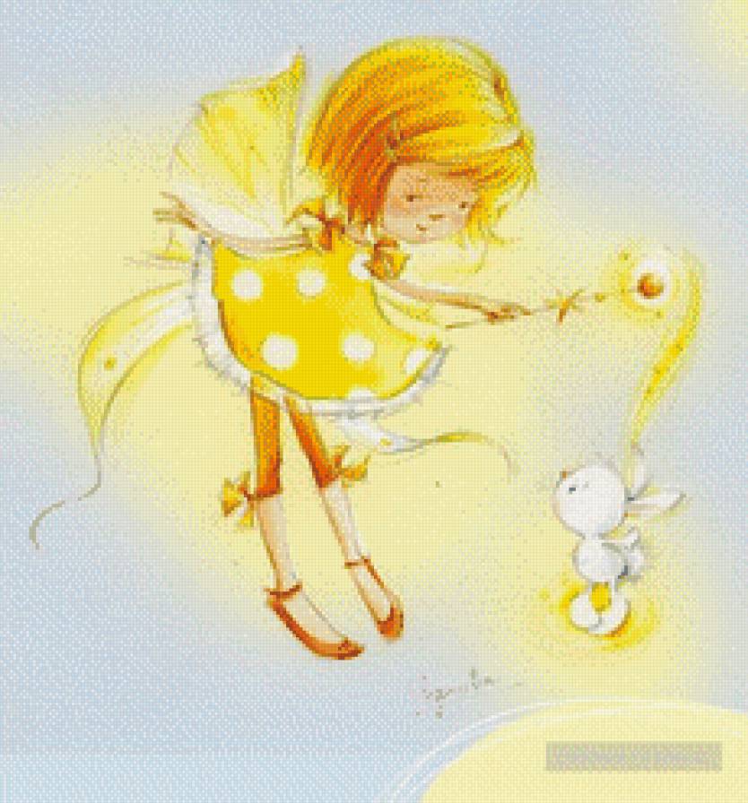 милашки - фея, рисунок - предпросмотр