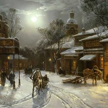 Схема вышивки «Трактир»