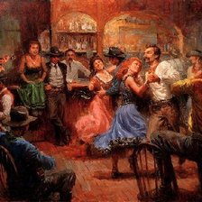 Схема вышивки «Танцы»